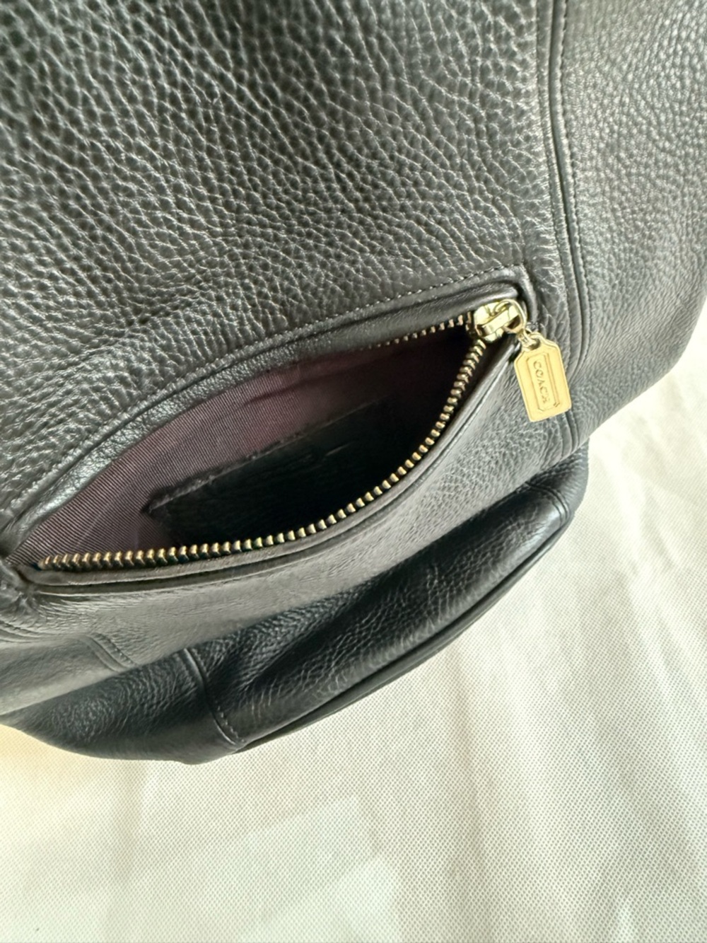COACH Vintage Sonoma Flat Pack Sling Backpack Leather Convertible Crossbody 4944 - Picture 8 of 16